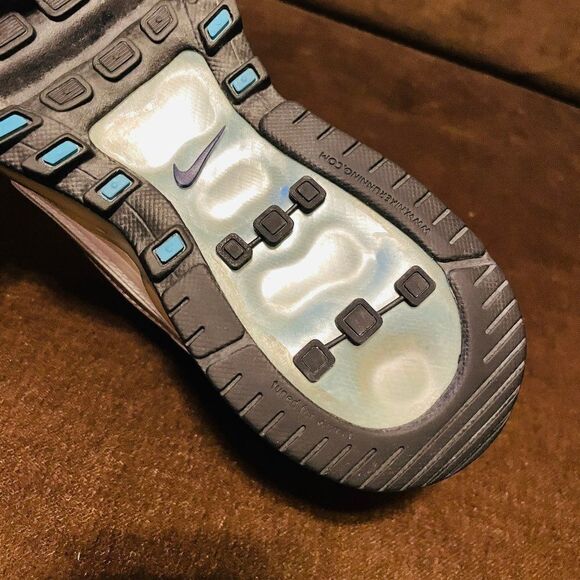 VINTAGE Look NIKE AIR MAX 360 White Turquoise Sz 9 US - Picture 9 of 11